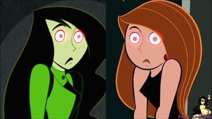 Shego BALLBUSTING Doctor kick in the nuts from behind, KIM POSSIBLE