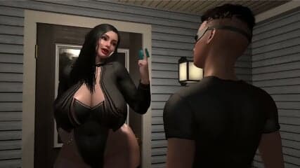 First Wild Night with the BBW Neighbor Milf (3D Sex Anime) SUBs ESP x ENG