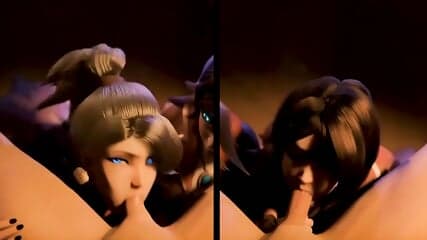 Mercy VS Kiriko (HMV) Halloween Witches Battle