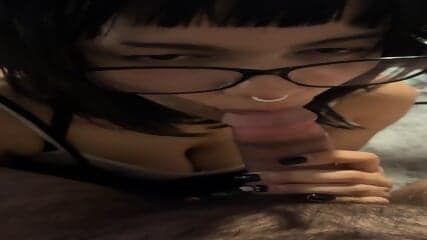 Cute Lightskin Teen Gives Great Head