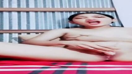 Horny Bangla Girl Masturbating with Eggplant