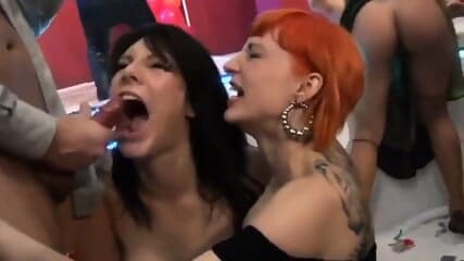 Dance Club Orgy Cum Shots #1