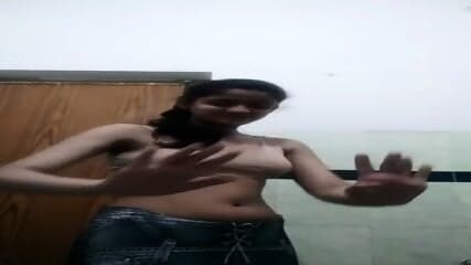 DesHILG Cute Girl Removing Dress For Boyfriend From Bathroom