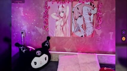 pelirroja en lenceria negra