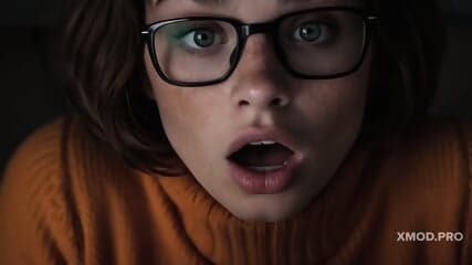 Bitch Velma love big Cocks and CUM [Hot AI Generated Porn Fantasy]