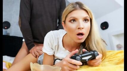 Skinny Blonde's Explosive Russian Orgasm Frenzy