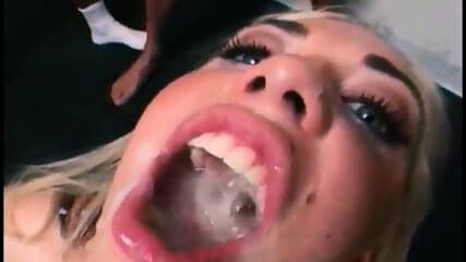 The Queen of cum wants to swallow more