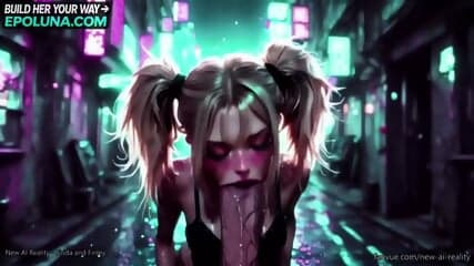 New AI Reality - Firida and Finley - Futanari in the Alleyway