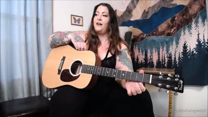 CurvyWitch_LISTEN I just like playing the guitar for you guys LOL