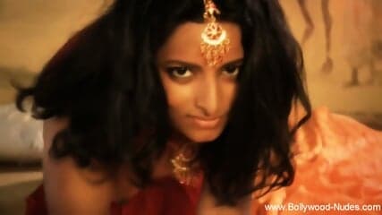 Traditional Kathak Dancer Shows Sacred Dance Positions