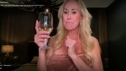 granny undress then showers