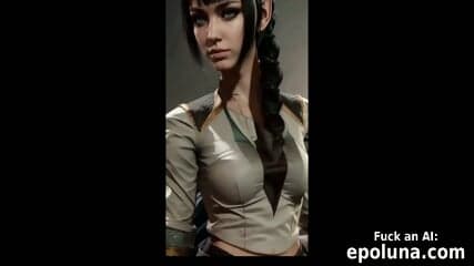 hot ai girl with big tits gets pounded with a huge monstercock and recieves a huge cumshot