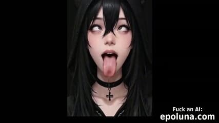 sexy hentai babes show pleasure on ahegao face in ai comp