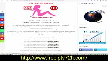 Porn IPTV 18+ Adult IPTV Links