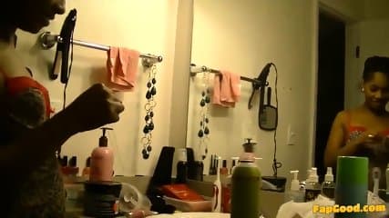 Video of sexy black chick(Got camcorder from pawnshop)