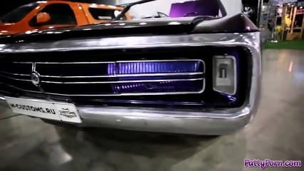 Girls dancing on auto tuning show