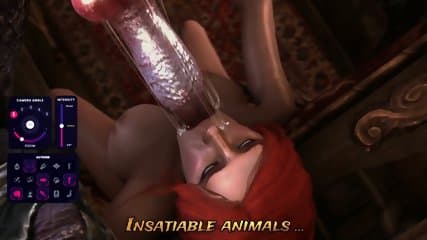 Sybylla Nasty Slut Monster corps Blonde 3D