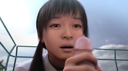 Huge boobs brunette and ebony lesbians have full uniforms in a gameplay