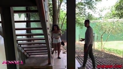 Brazilian Jessyca Arantes Deu Enquanto Marido Dormia