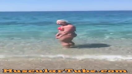 Huge FBB at the Beach