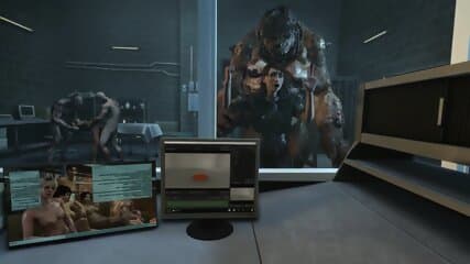 Blonde Is Sucking GIANT Big MONSTER S Cock