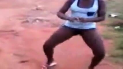 Savage african Ass from the jungle