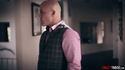 Stepdad slut shames teen for stripping and fucks her