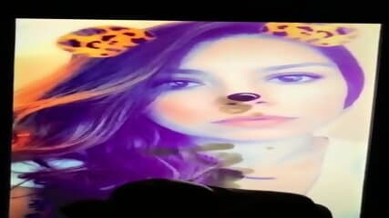 Hot Latina Gets Another Facial Cum Tribute