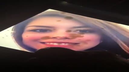 Hot Latina Gets Another Facial Cum Tribute