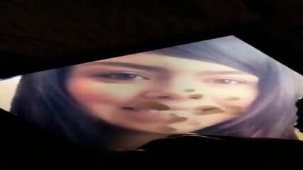 Hot Latina Gets Another Facial Cum Tribute