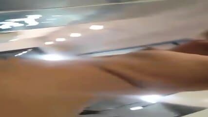 Young chick show her small tits and sexy body