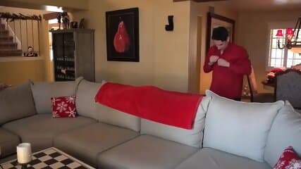 Christmas party with mom