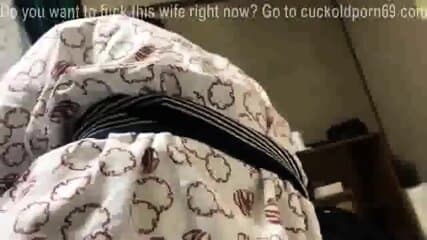 Lovely Busty Blonde Wife orgasming with BBC