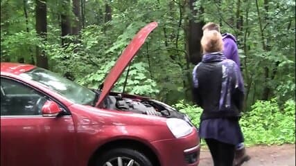 Cum In Young Blonde's Pussy