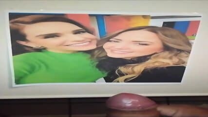 Tribute Cum Tania RincÃ³n Andrea Legarreta (facial tv host)