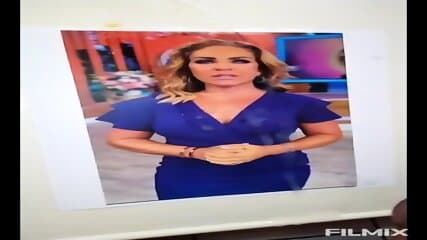 Tribute Cum Sexy MILF (tv host Mexican)