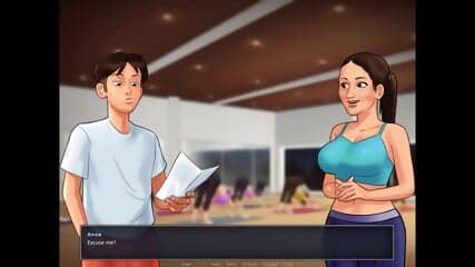 Summertime Saga: Guy Watches The Girl He Knows In A porn Movie Ep 83