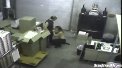 Office slut gets down and dirty sucking dick