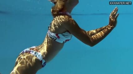 Hungarian tight pussy on camera by the pool